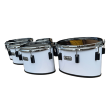 Multitom 5 Tenores 6", 8", 10", 12" y 13" con Arnés – Blanco