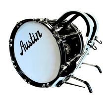 Bombo 24"x14" con Arnés y Maceta – Negro