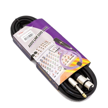 Cable De Señal Stereo Plug 1/4 - XLRM 15 Pies Negro Soundking BXJ073/15FT