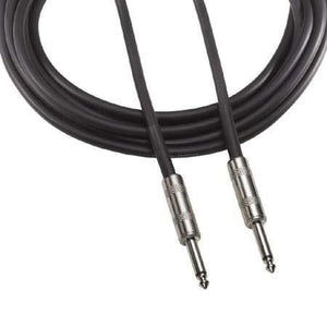 Cable Para Bocina Plug 1/4 - 1/4 Plg 25 Pies Negro Audio Technica AT690-25