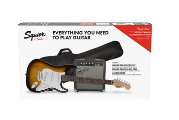 Pack-Guitarra Eléctrica Squier Stratocaster Brown Sunburst Fender 0371823032
