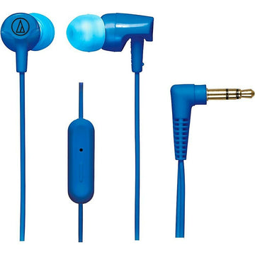Audifonos In-Ear Con Micrófono Y Control En Línea Para Smartpho - Azul Audio Technica ATH-CLR100iSBL