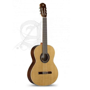 Guitarra Electroacústica Cuerdas Nylon Natural 1 C HT 7/8 Con Estuche Alhambra 791