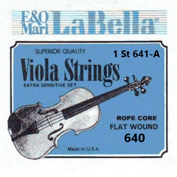 Cuerdas Para Viola A/640 1ST La Bella 641-A